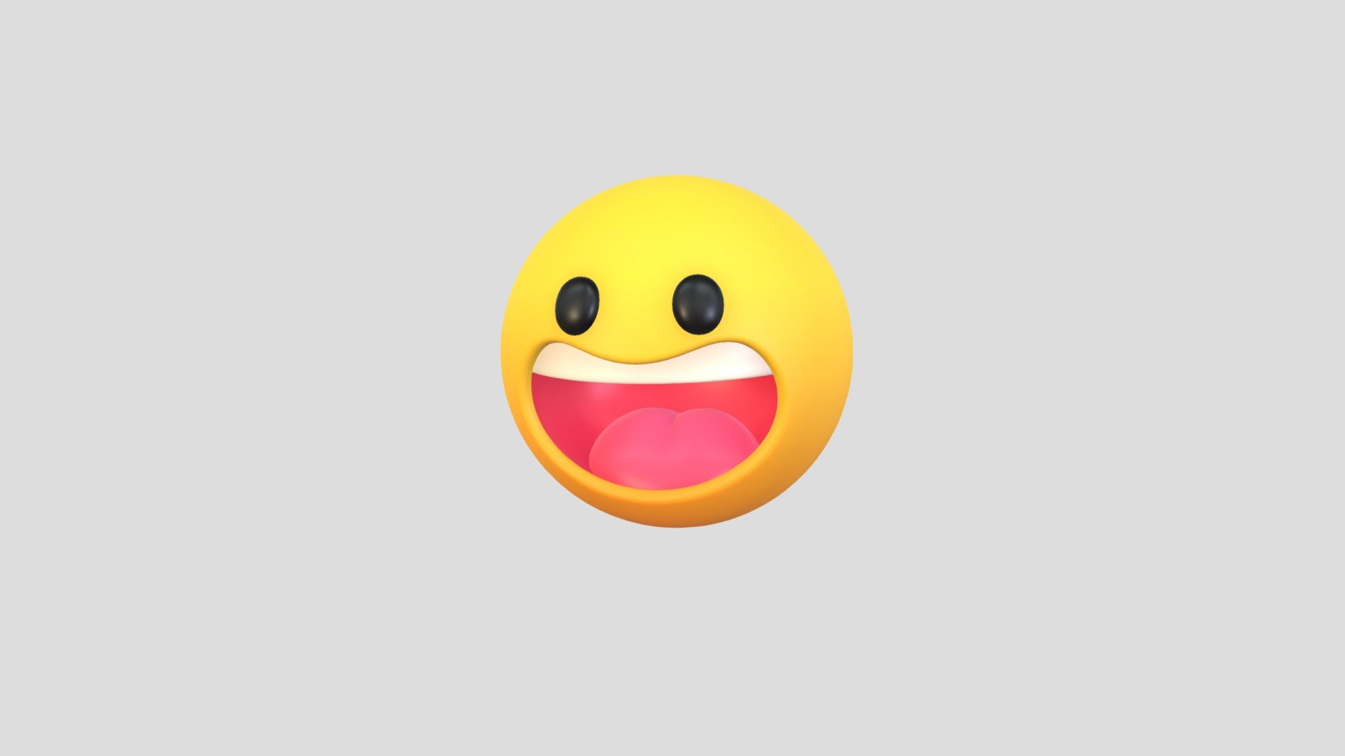 Symbol021 Laughing Face 3d model