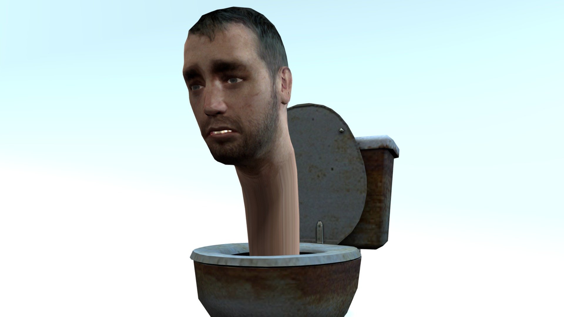 skibidi toilet (toilet man 2) 3d model