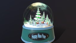 Snow Globe ( Winter forest )