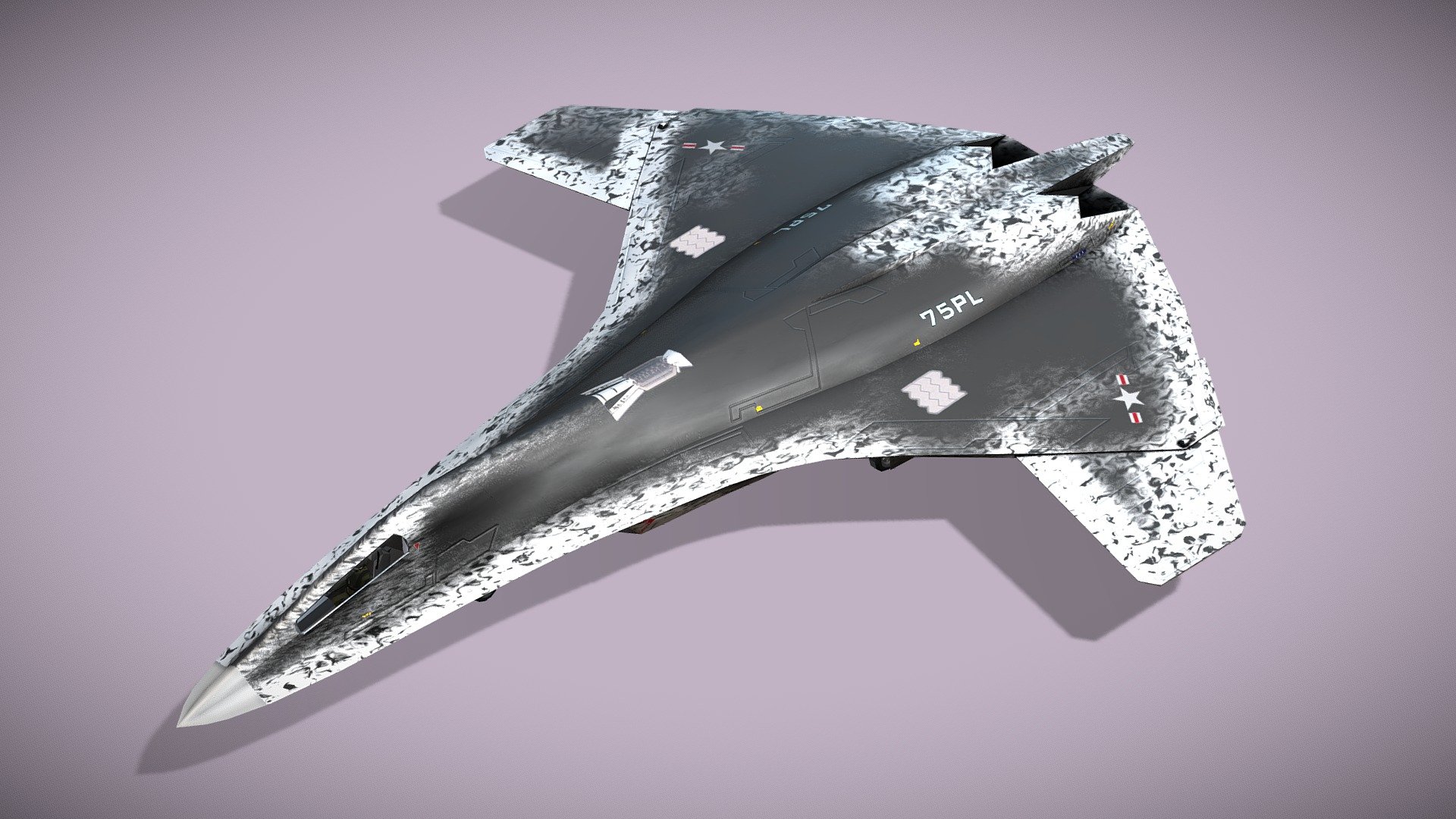 Lockheed NGAD deux 3d model