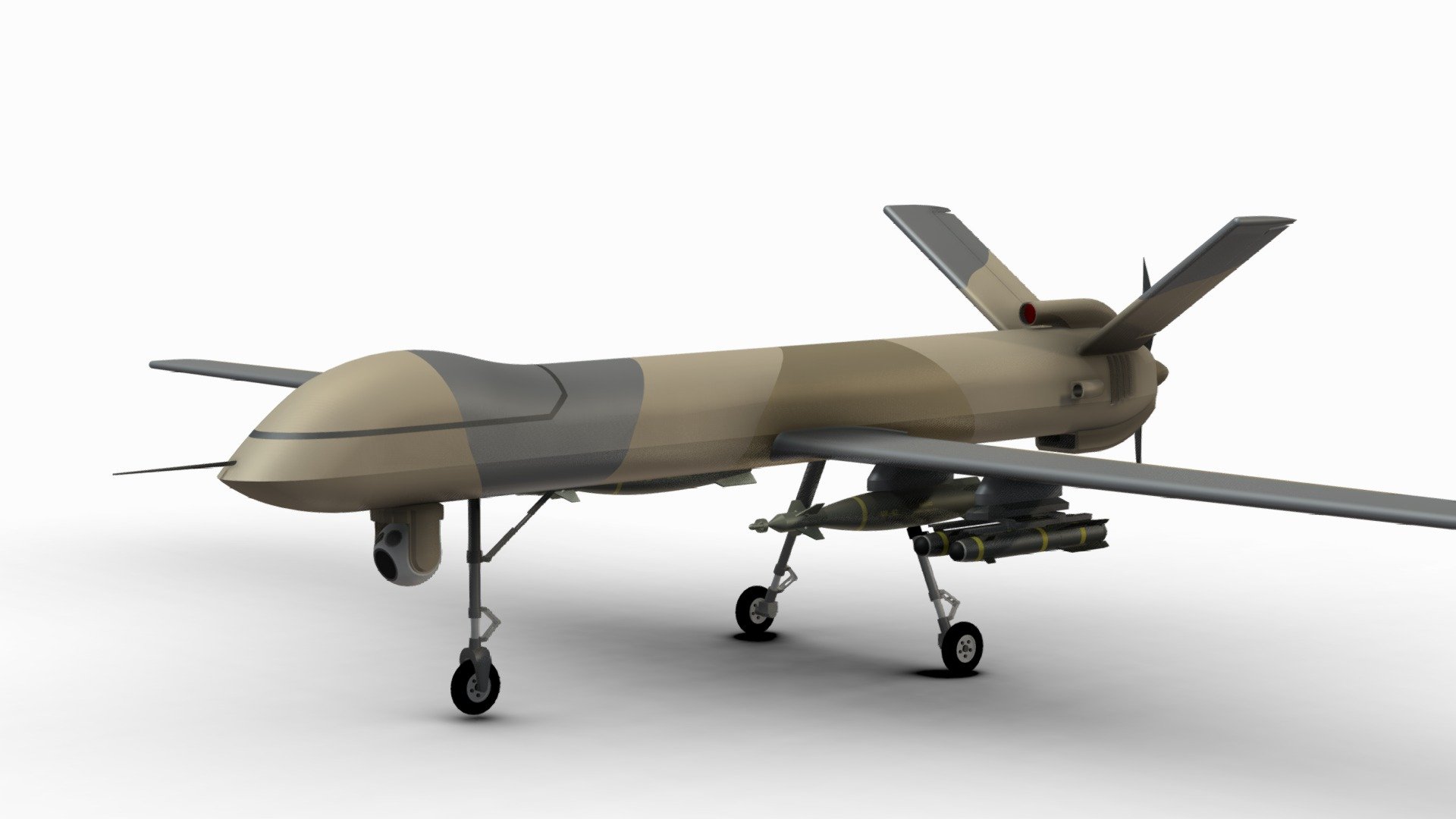 UAV Elang Hitam 3d model