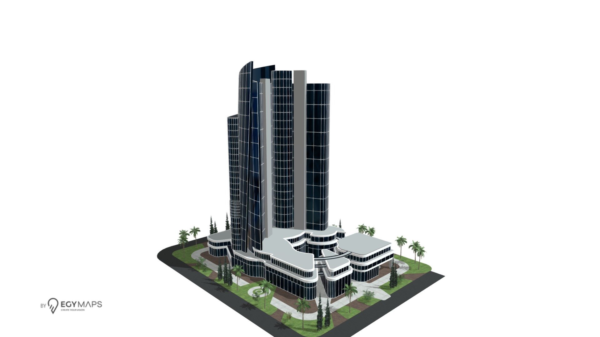 PODIA TOWER 3d model