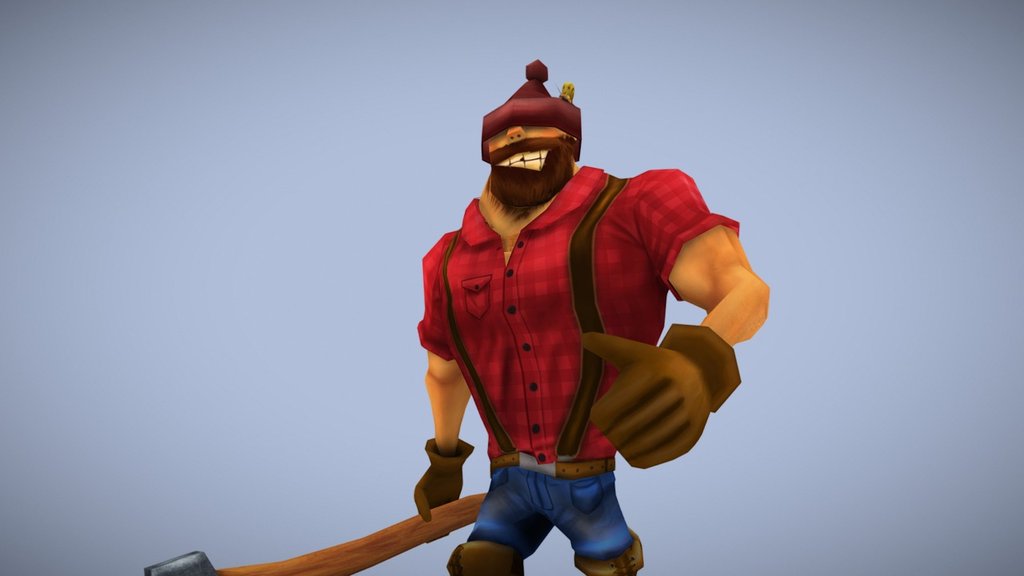 Village idiot destroyer 3d model