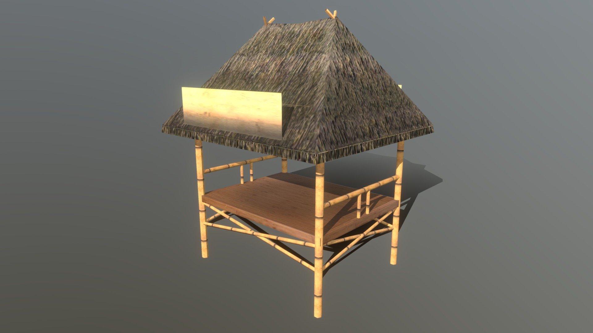 Gate Keeper Hut 3d model