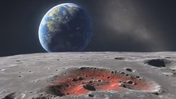 HDRI Lifeless Moon Panorama D