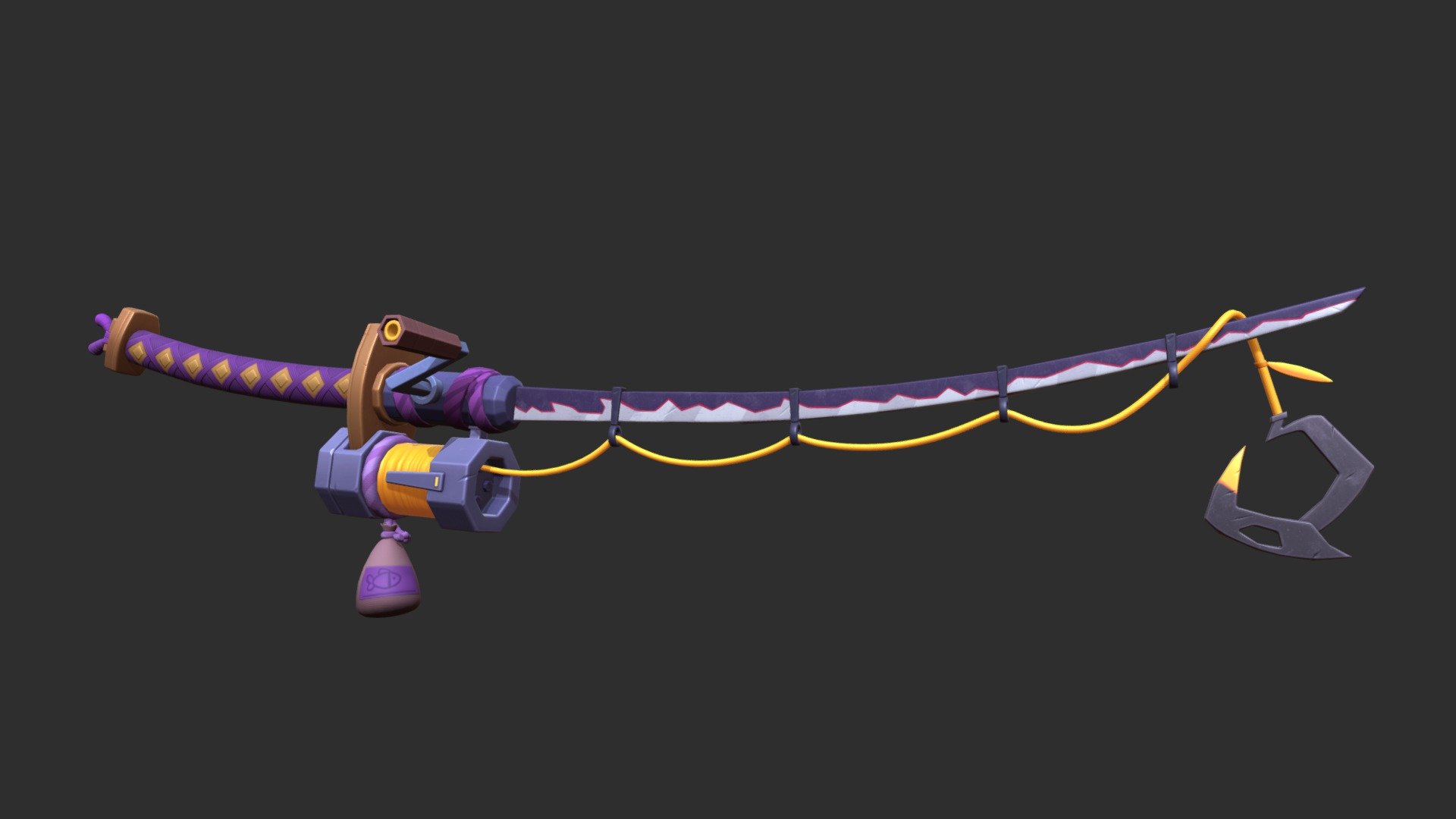 Fishing Sword 3d model