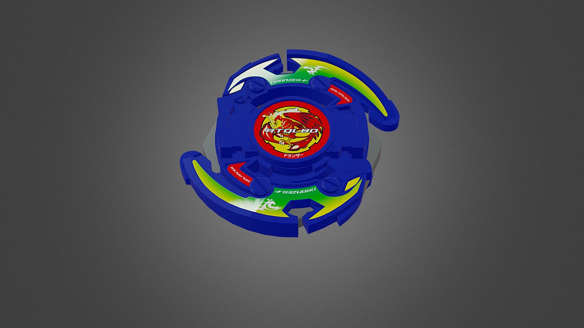 Beyblade Dranzer F 3d model