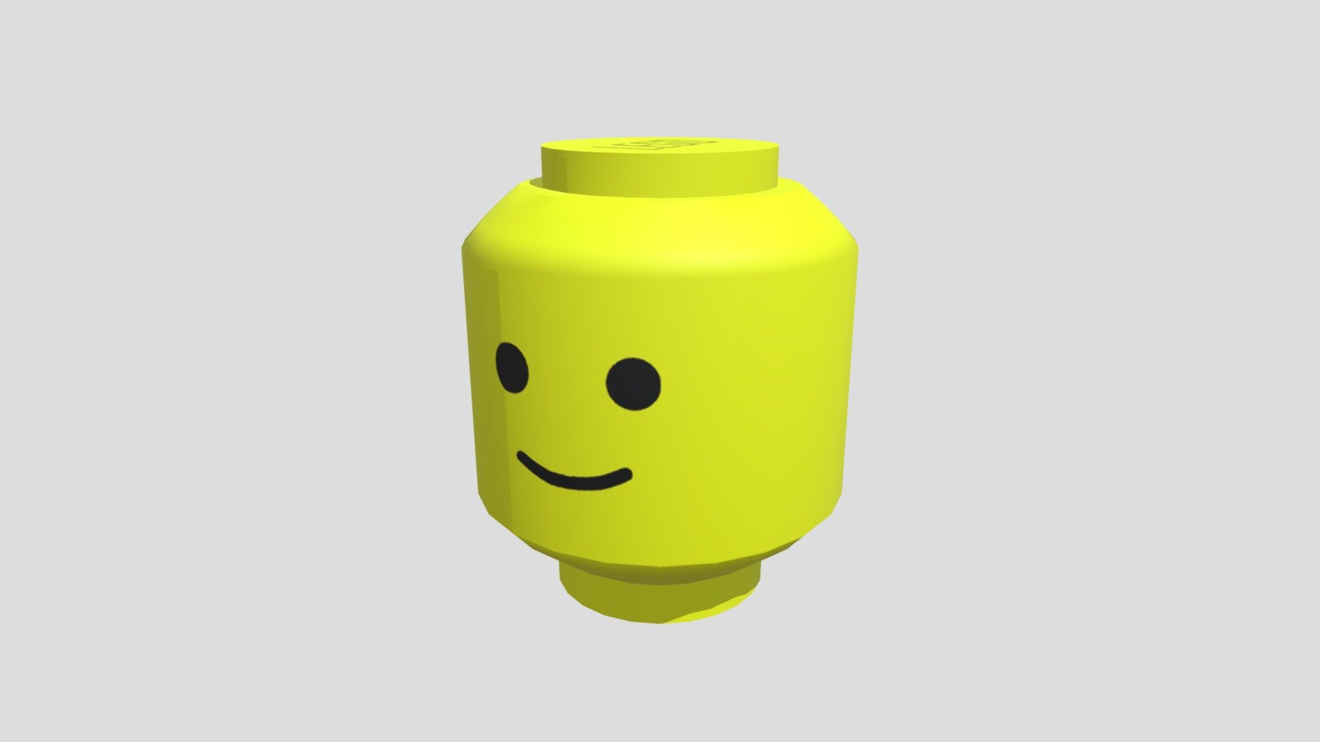 Lego Head 3d model