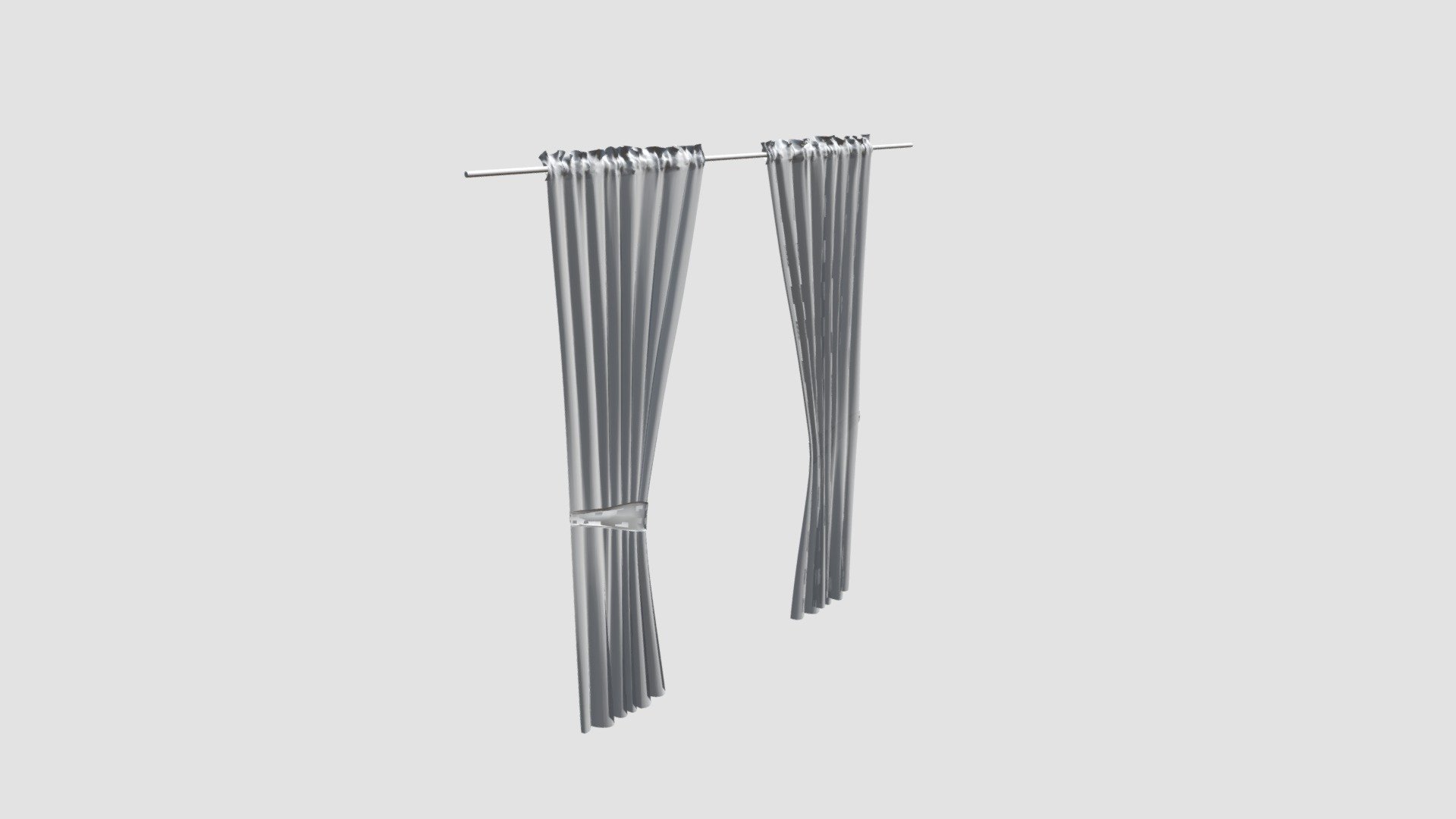 curtain 3d model