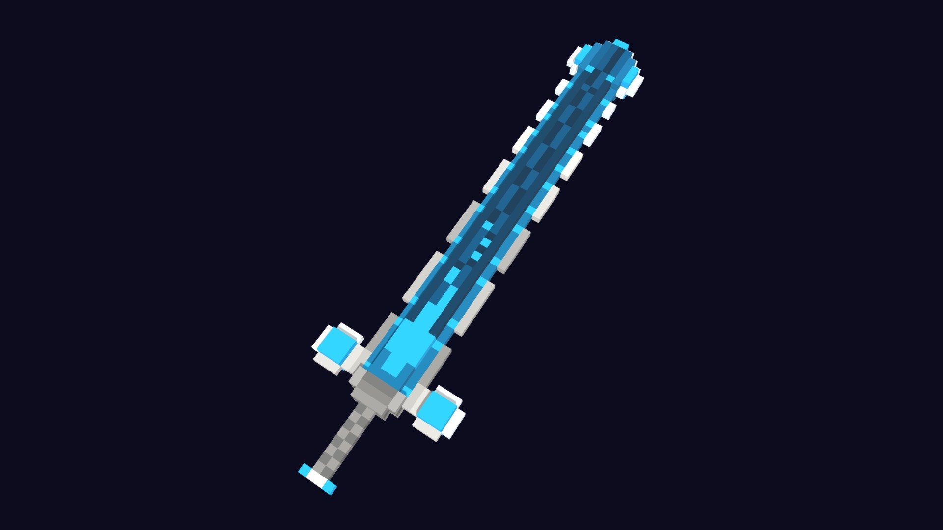 Voxel Sword 1 3d model