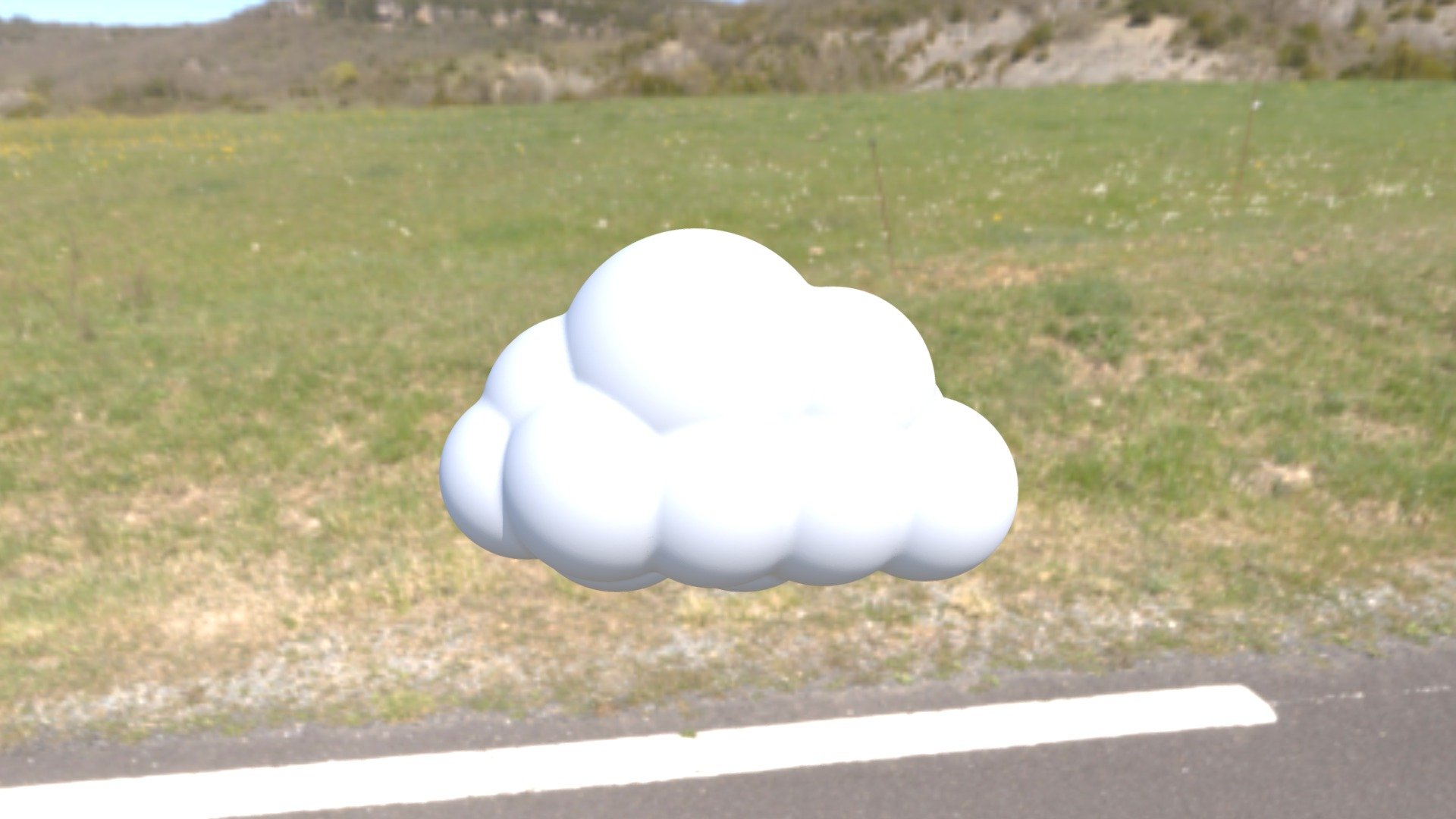 Cloud 3d model