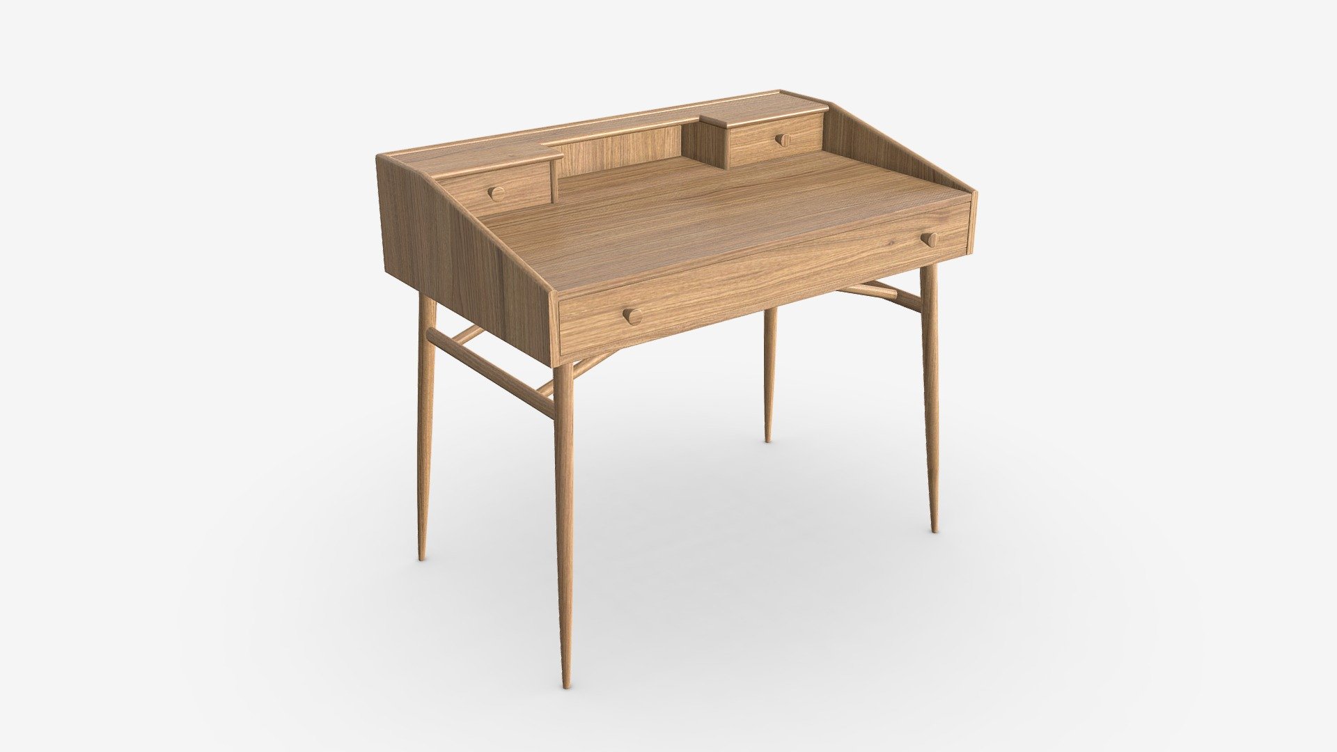 Desk Ercol Shalstone John Lewis 3d model