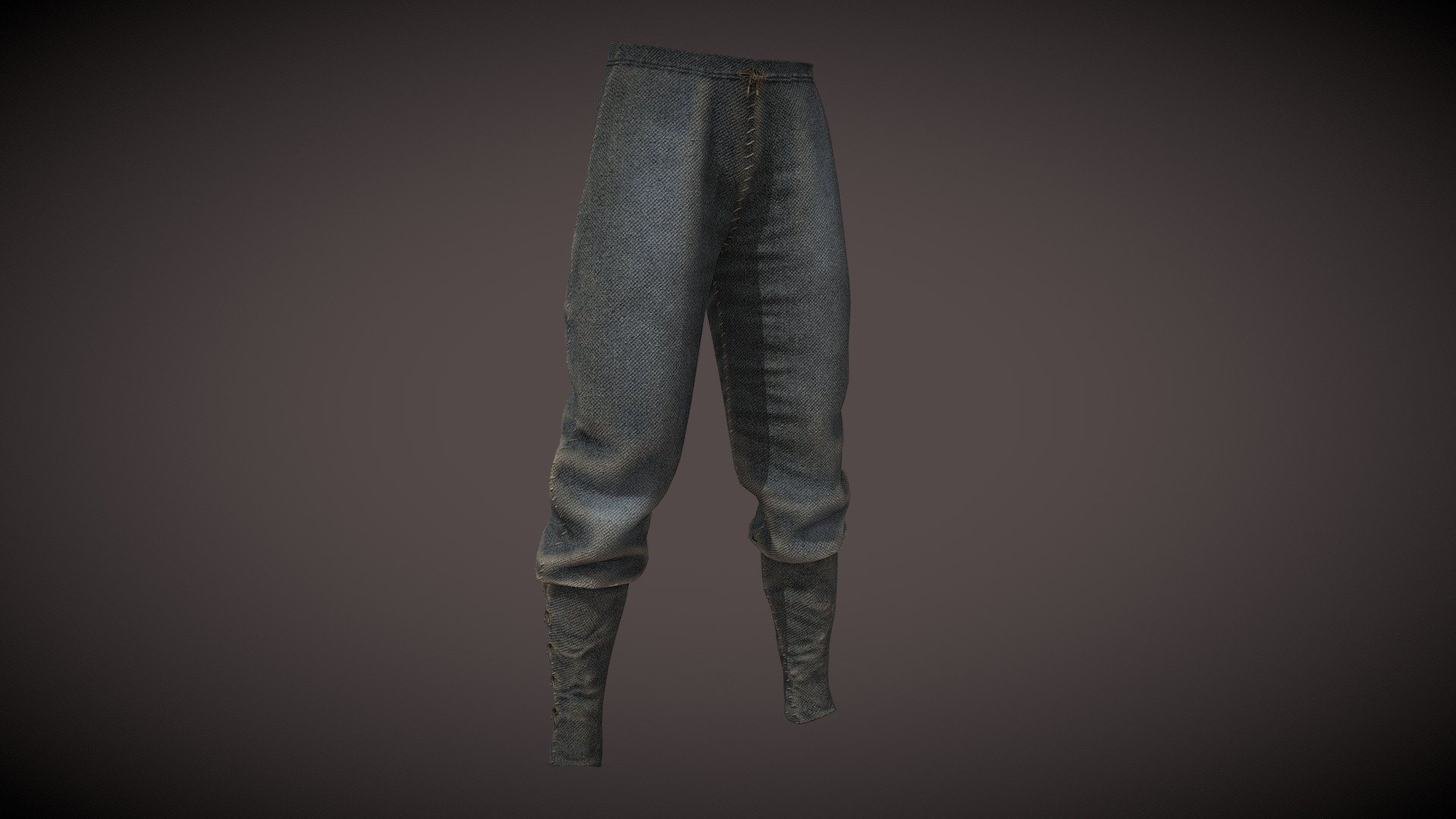 Medieval Trousers 3d model