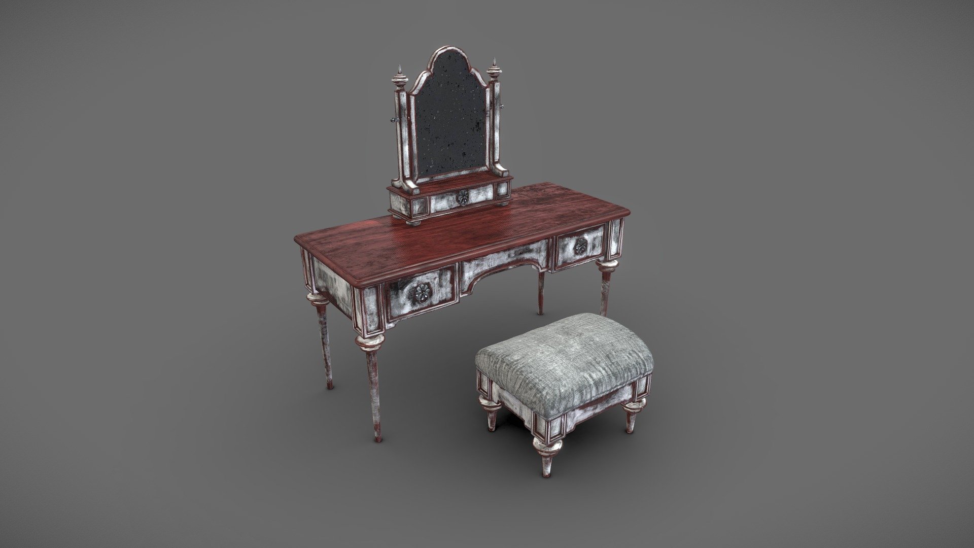 Victorian Dressing Table 3d model