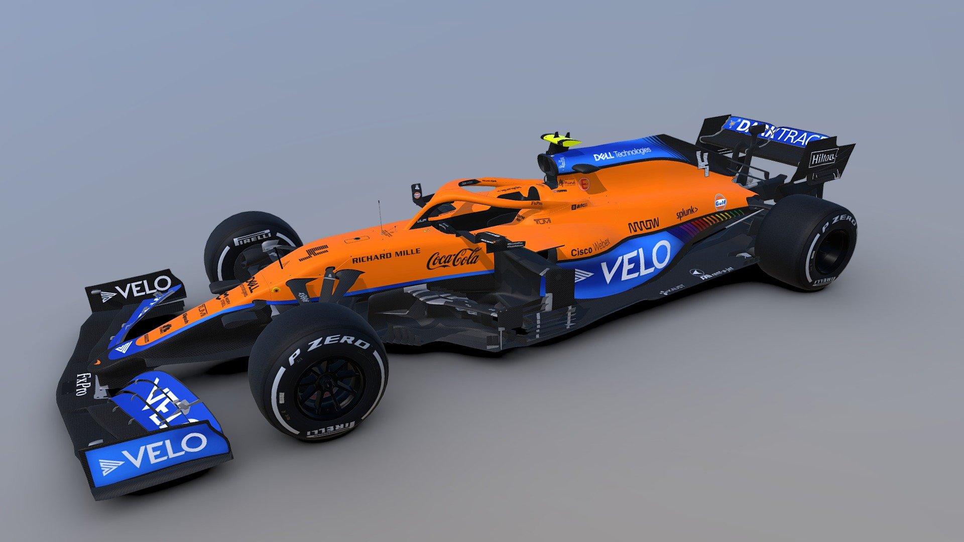 F1 2021 McLaren MCL35M 3d model