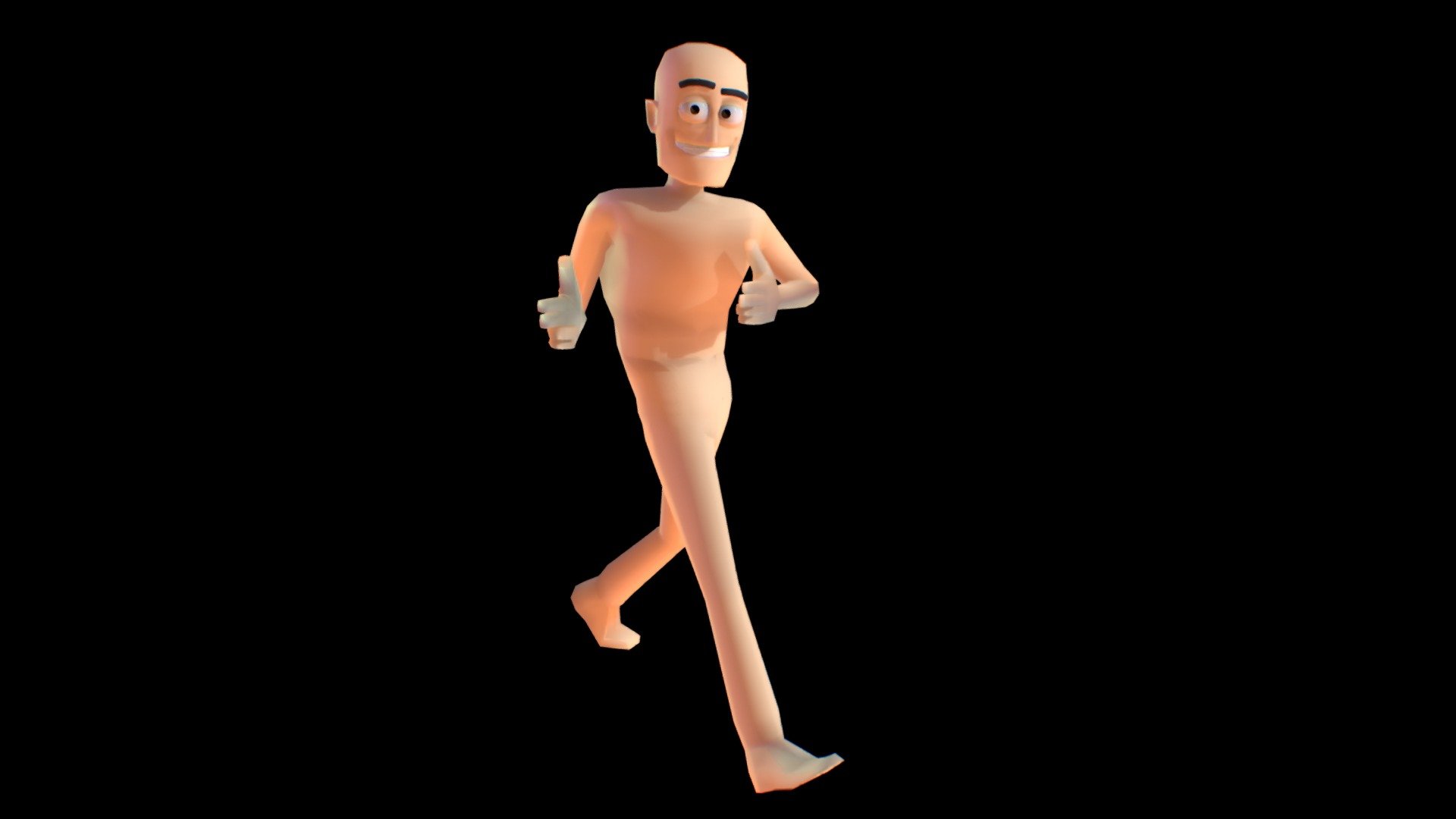 Walk Cycle Animation 2 3d model