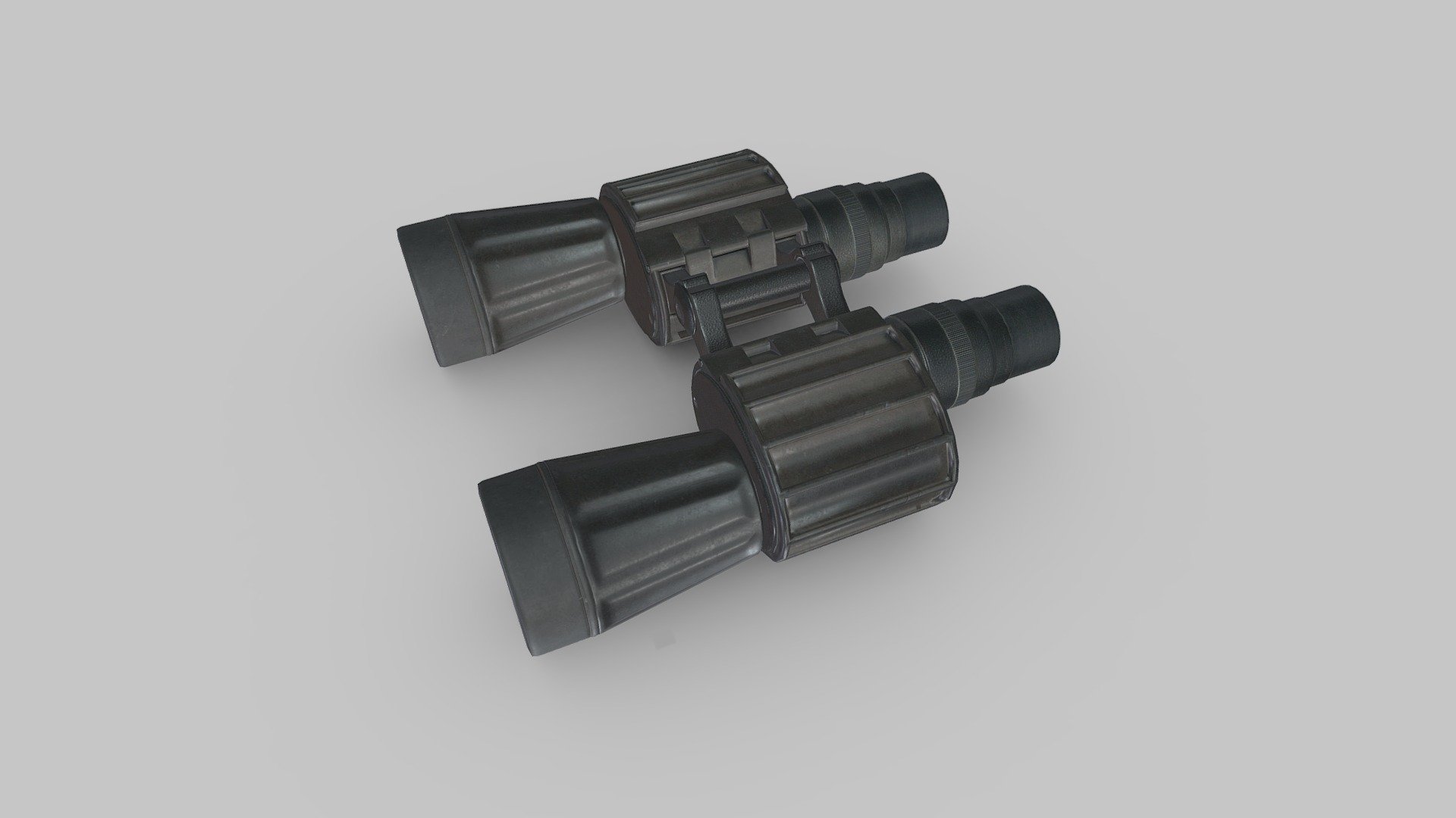 Binoculars Low-poly 3d model