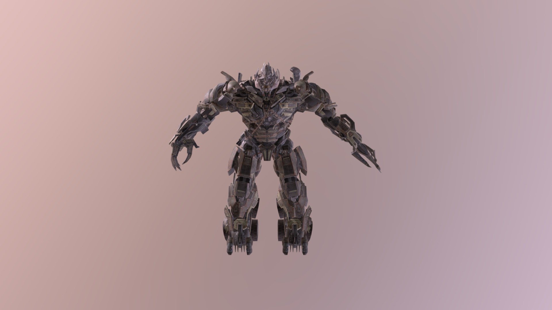 Robot Megatron TF3 3d model