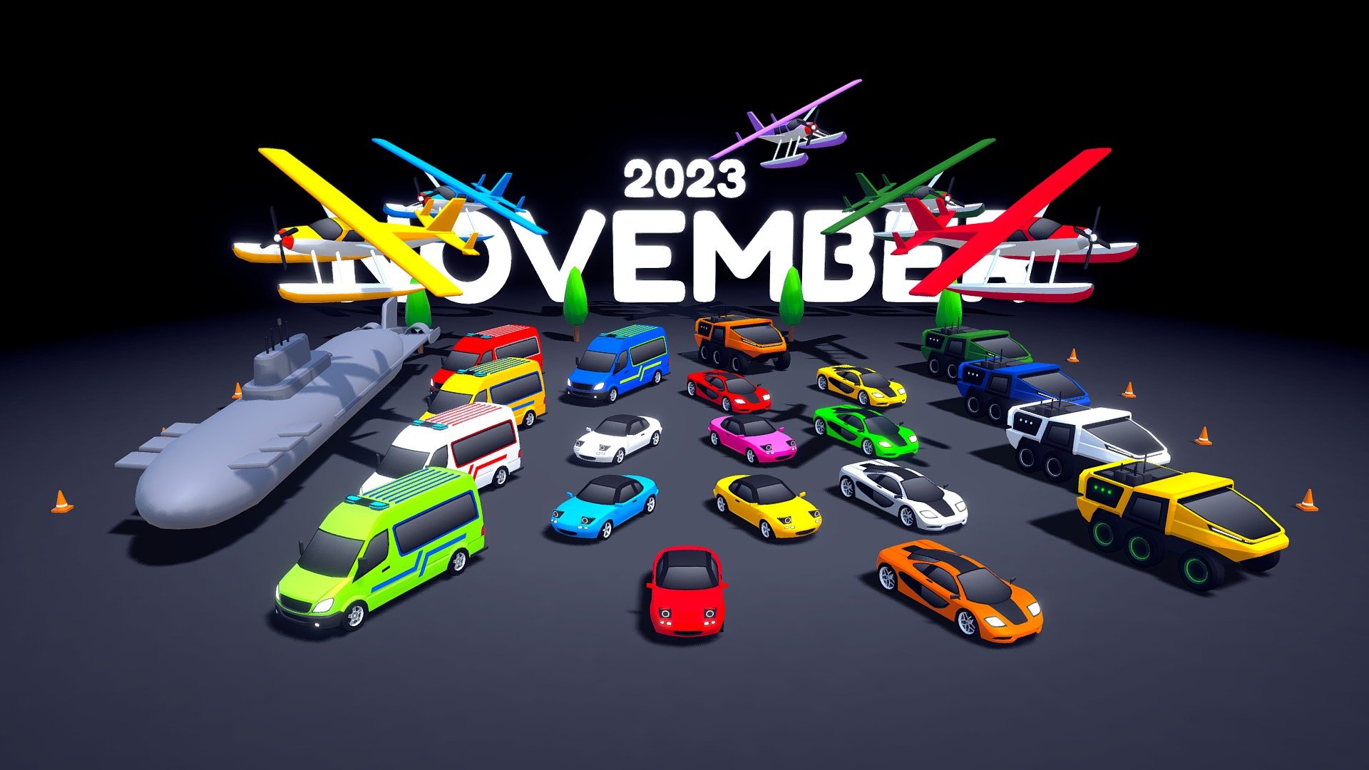 NOVEMBER 2023: Arcade Ultimate Pack 3d model