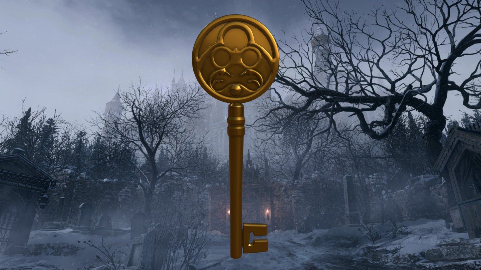 Iron Key 3d model