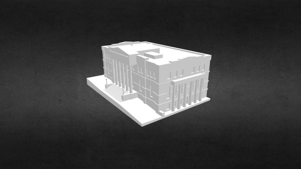 Peabody Library 3d model