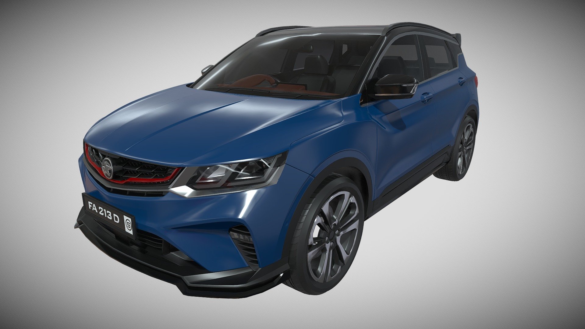 PROTON X50 3d model