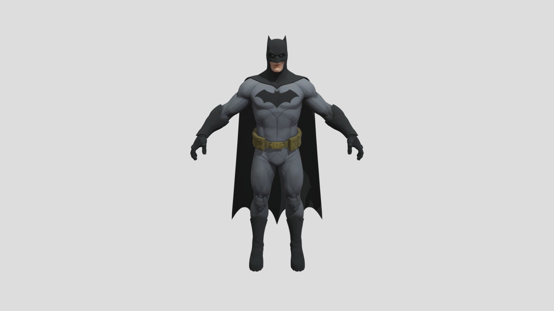 Fortnite Batman Comic Skin 3d model