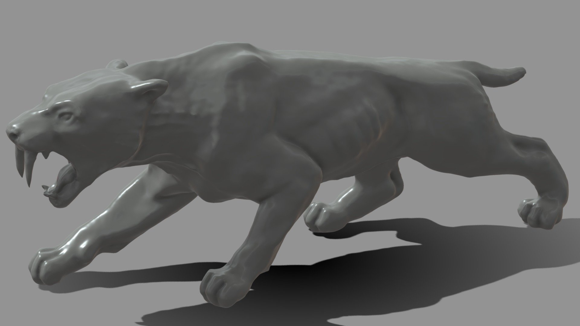 Sabre Tooth Tiger 3d model