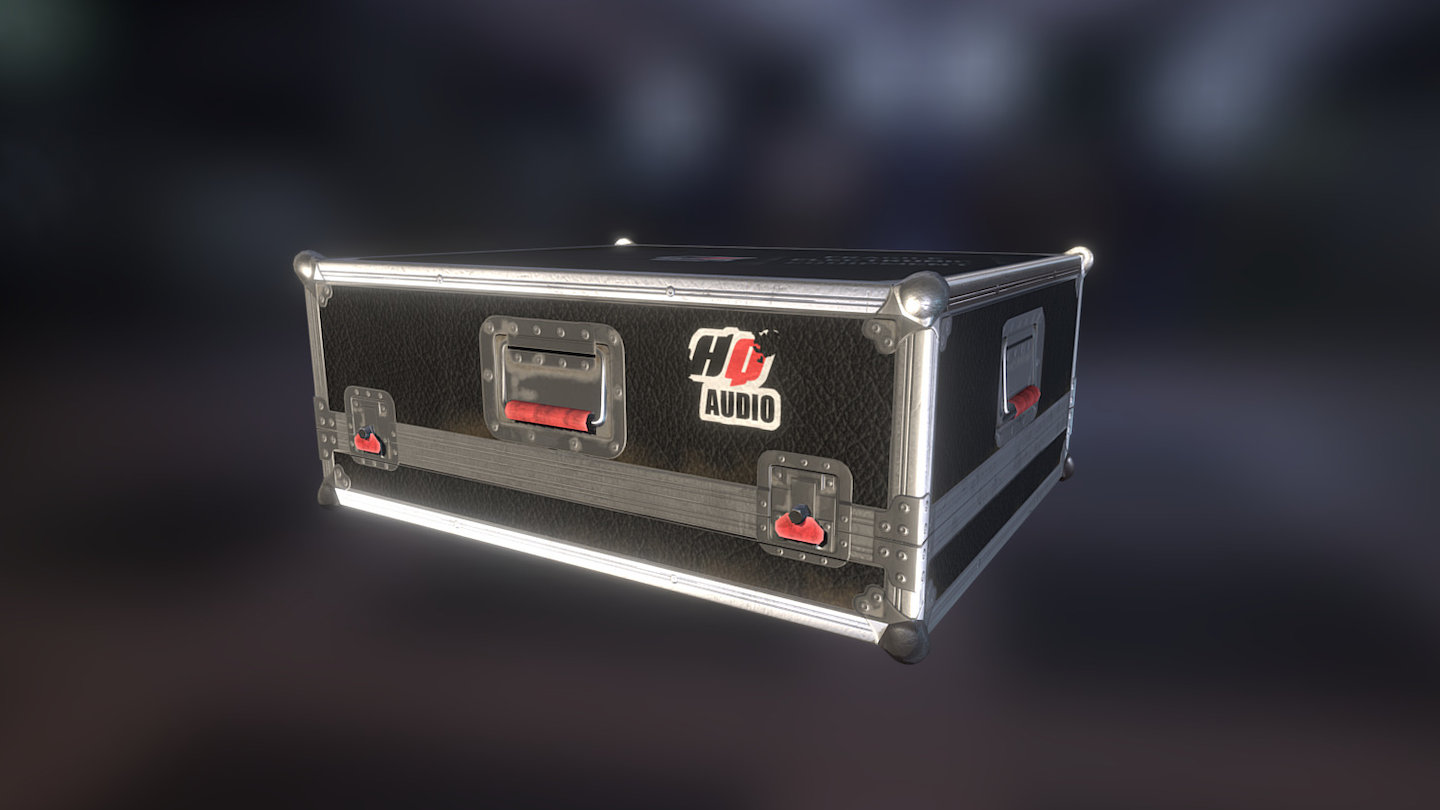 Audio Case PBR 3d model