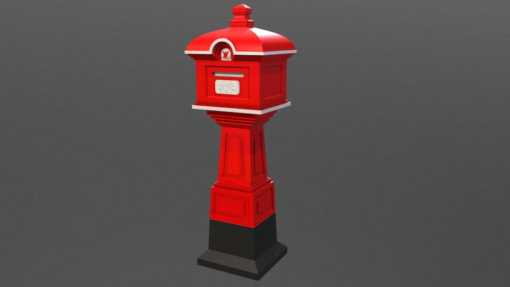 Post Box02 3d model