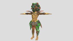 METABURN Mayan Character T-POSE