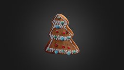 Gingerbread Tree 3 (LowPoly)