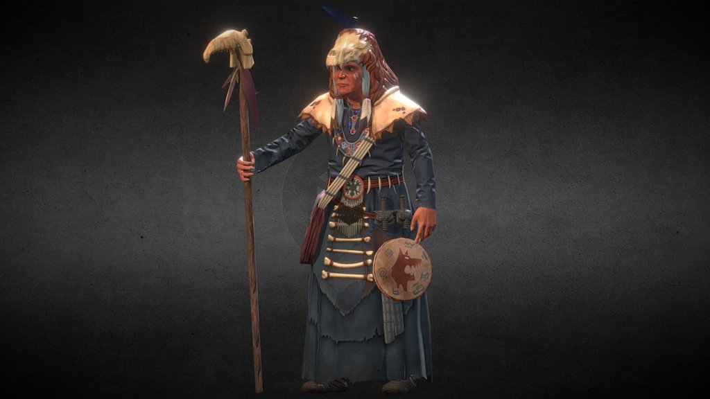 Shaman 3d model