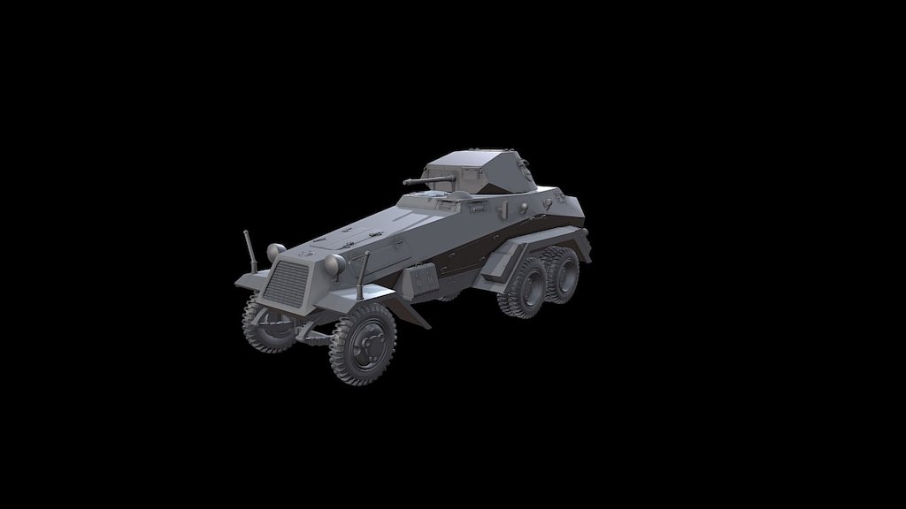 Sd.kfz 231 6-rad Mercedes Benz 3d model