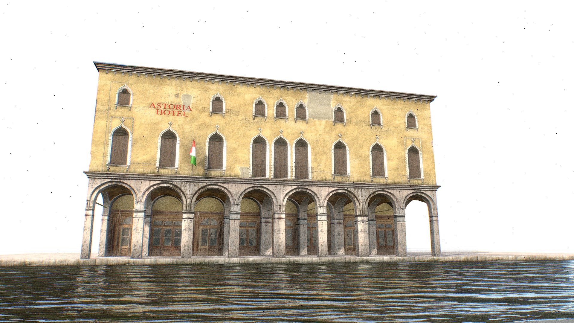 Venice Hotel 3d model