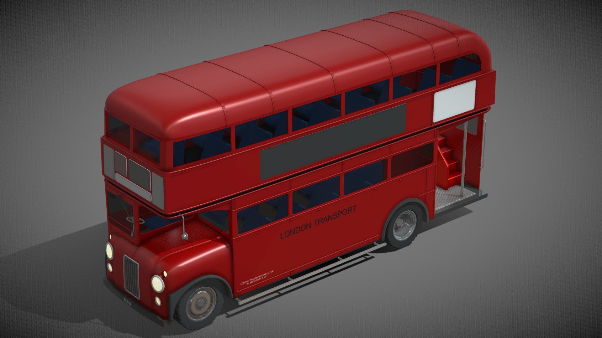 London Bus 3d model