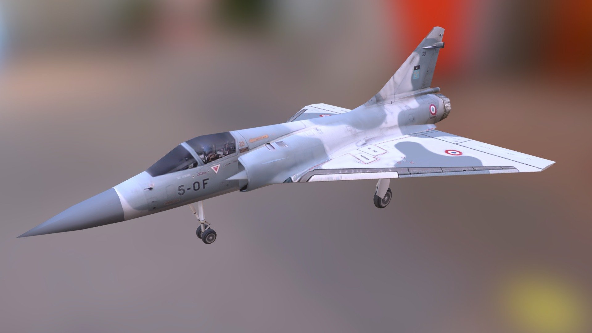 Dassault Mirage2000 3d model