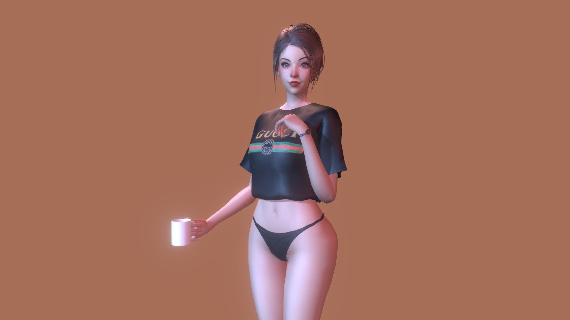 Girl 006 3d model