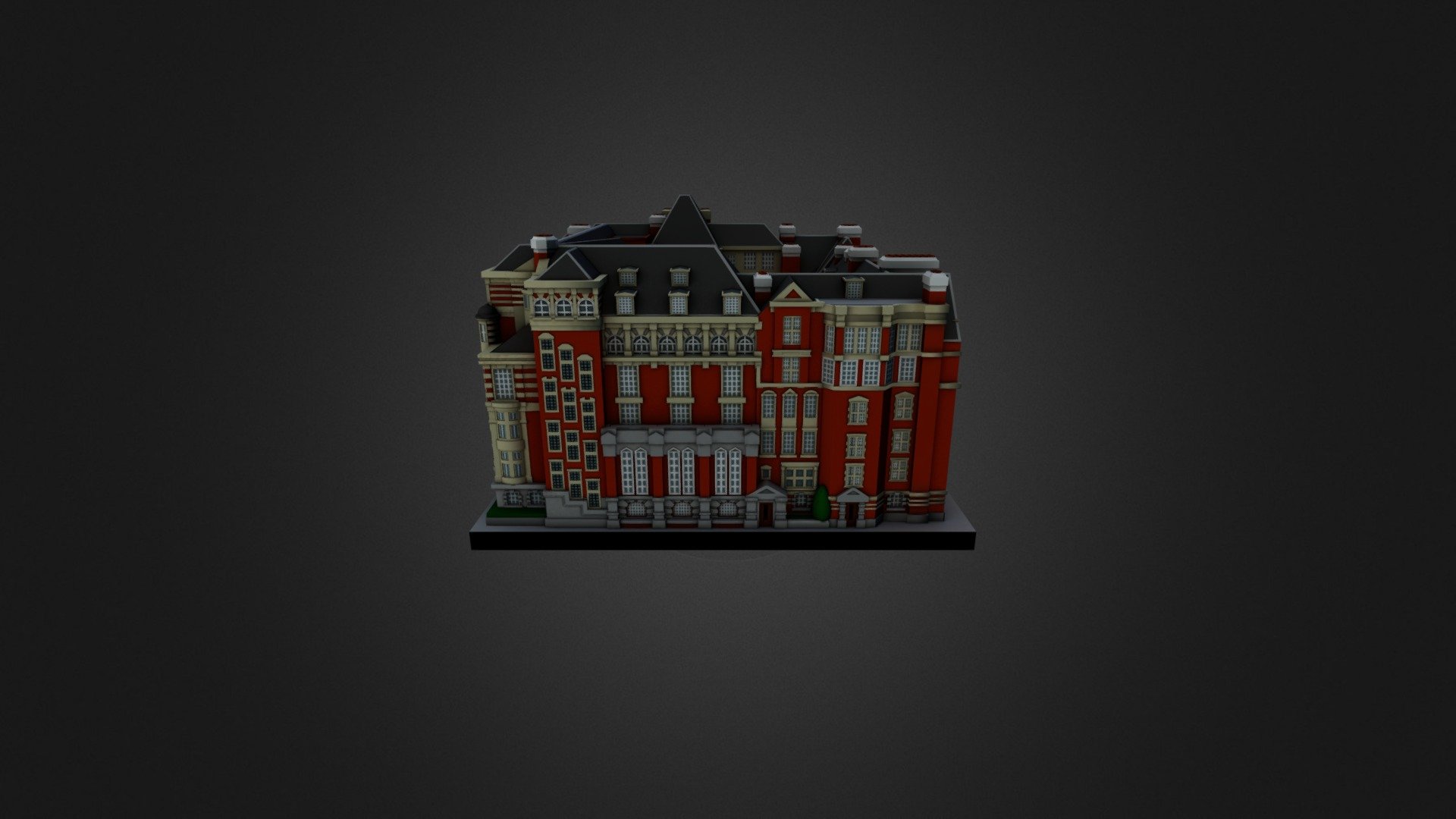 3D Printable Church Commissioners Office London 3d model