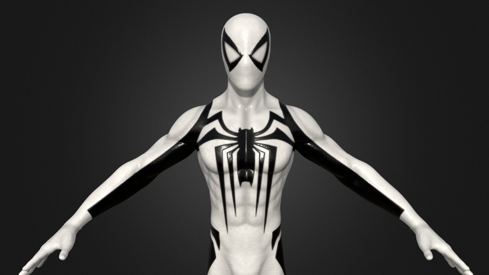 Spider-Man Anti Venom Suit 3d model