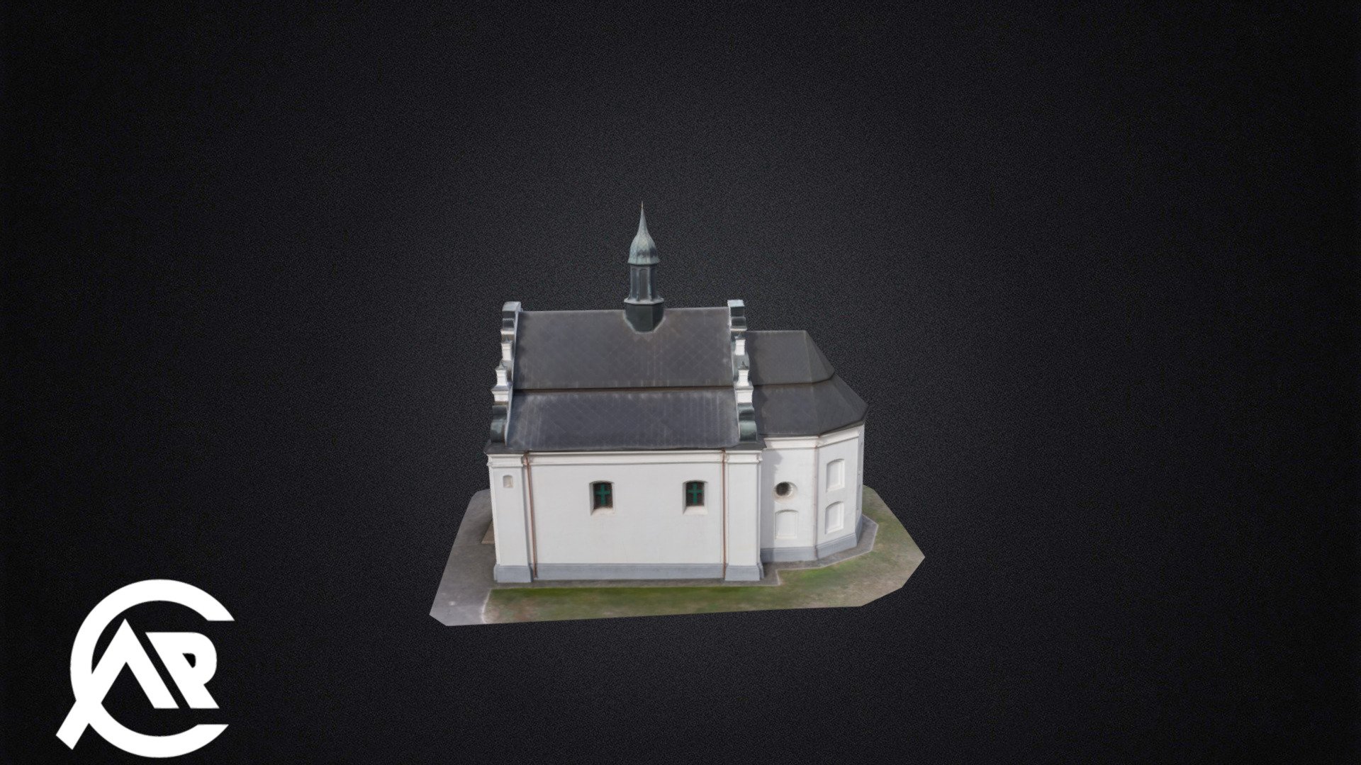 Illinska church in Subbotiv, Ukraine 3d model