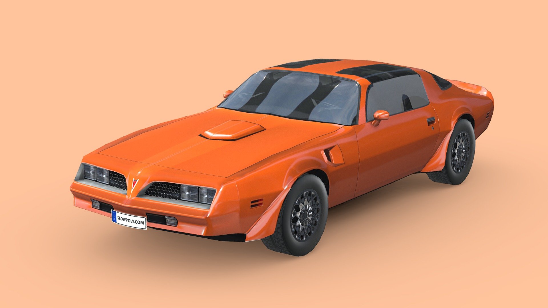 Pontiac Firebird Trans Am 1977 3d model