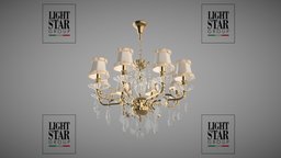 701081 Fiocco Osgona chandelier