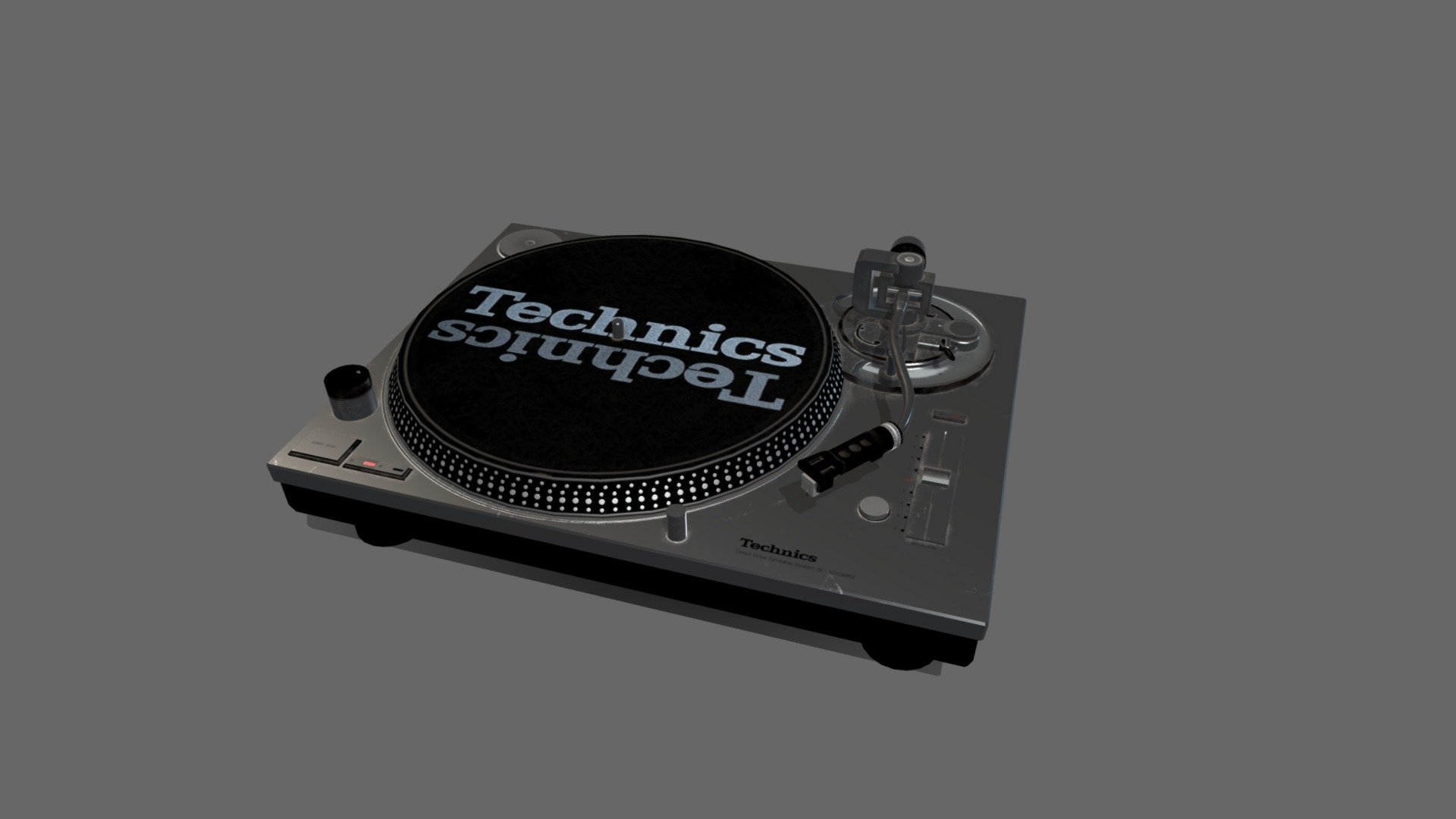 vinyl player sl1200 3d model