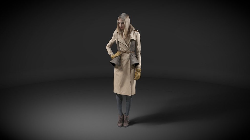 Burberry Volumetric Capture 3d model