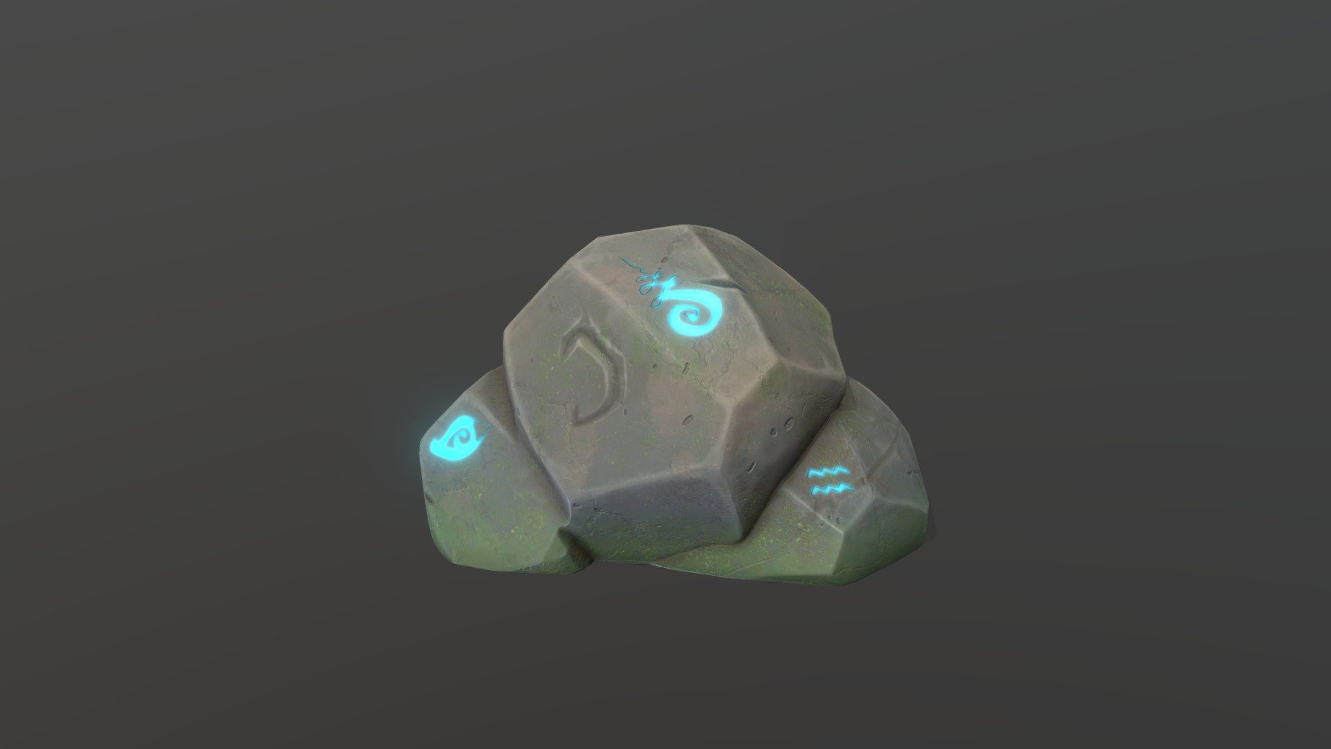 Stylized Rock 3d model