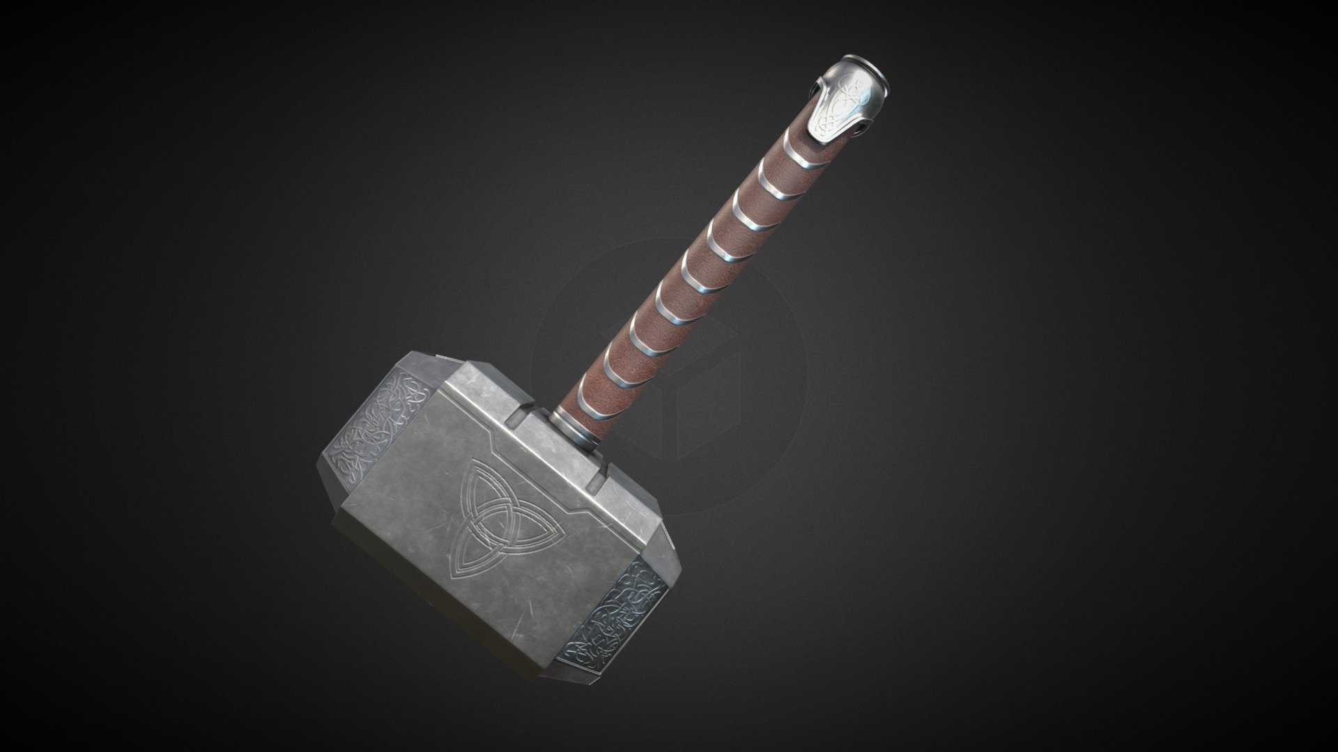 Mjolnir (Thors hammer) 3d model