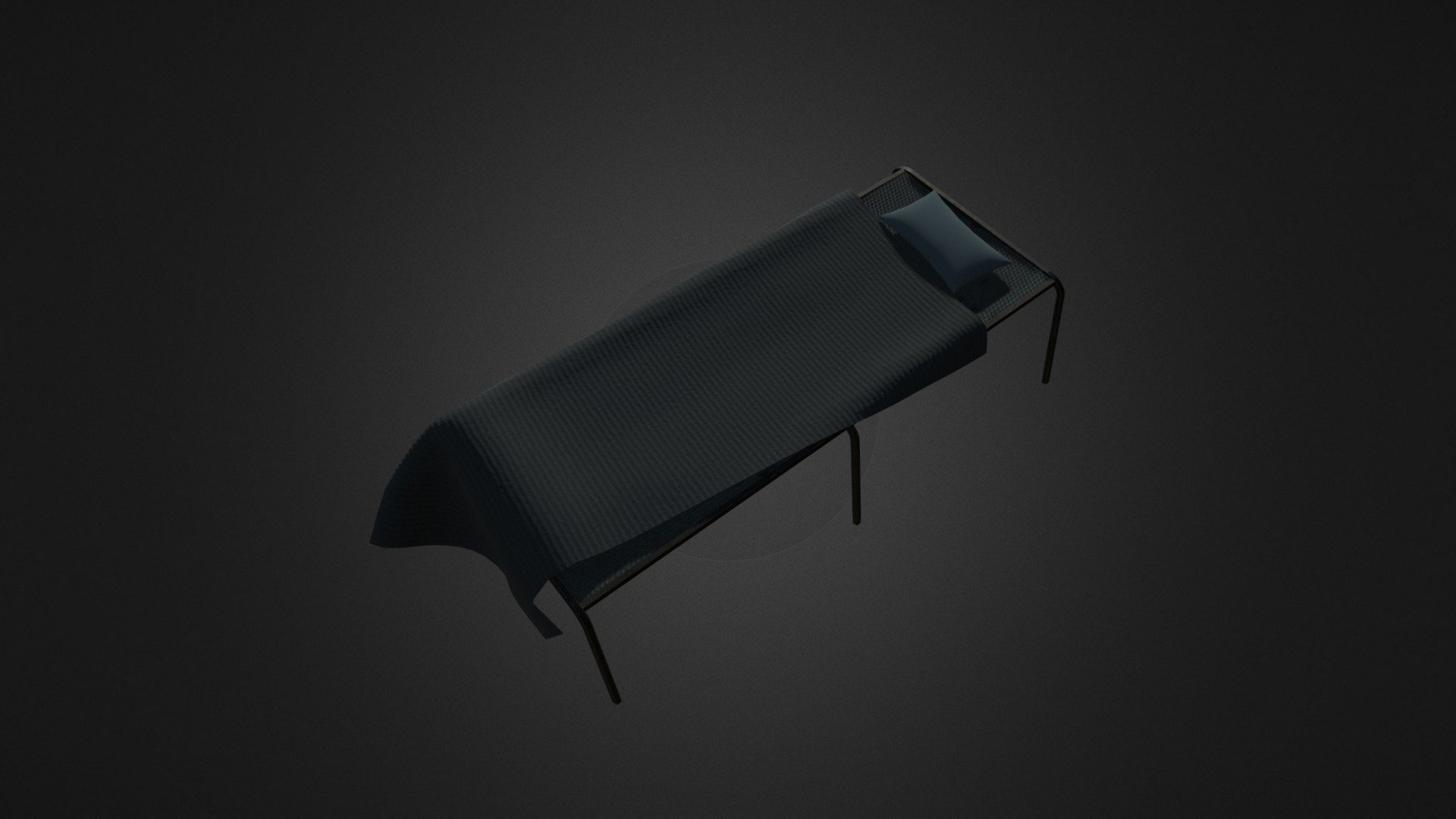 Camp Bed 3d model