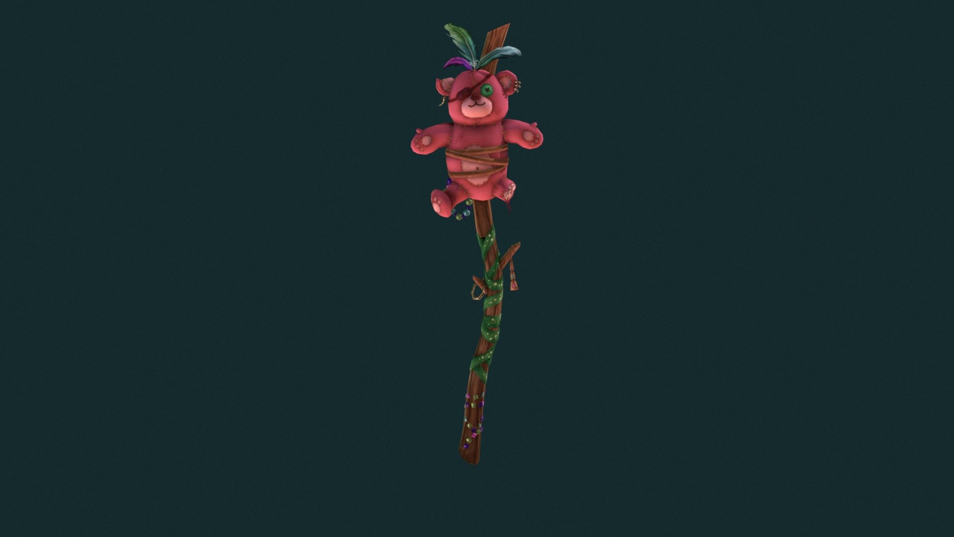 Staff 3d model