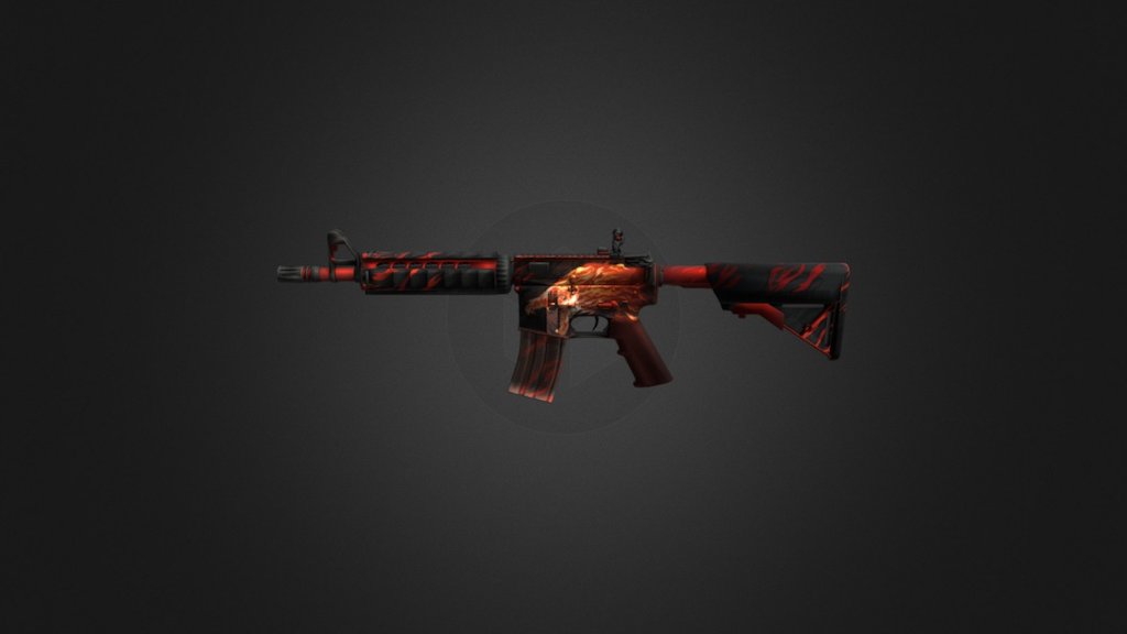 M4A4 | Howl 3d model